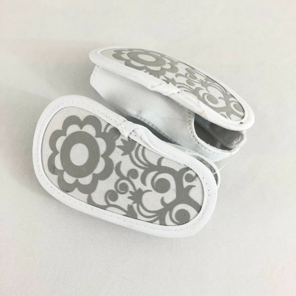 Toddler Girls Sandals Soft Sole Fabric Bow 1 - Picture 4 of 5